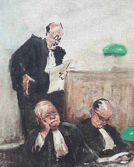 Jules René Hervé (1887-1981) - The Lawyers