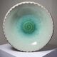 Large glazed terracotta fruit bowl Westraven Utrecht vintage 1970s