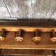 Old turned wooden coat hook