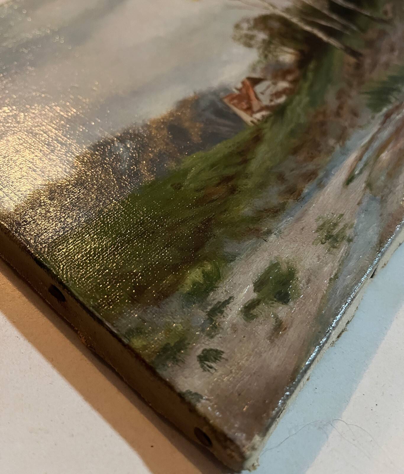 Tableau HST Marine post-impressionist