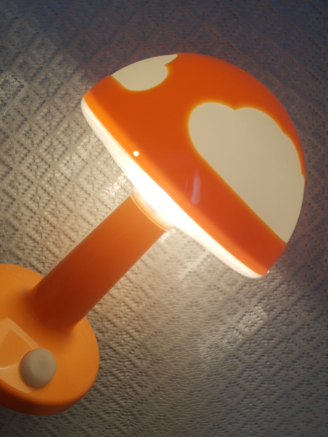IKEA Skojig vintage orange cloud lamp