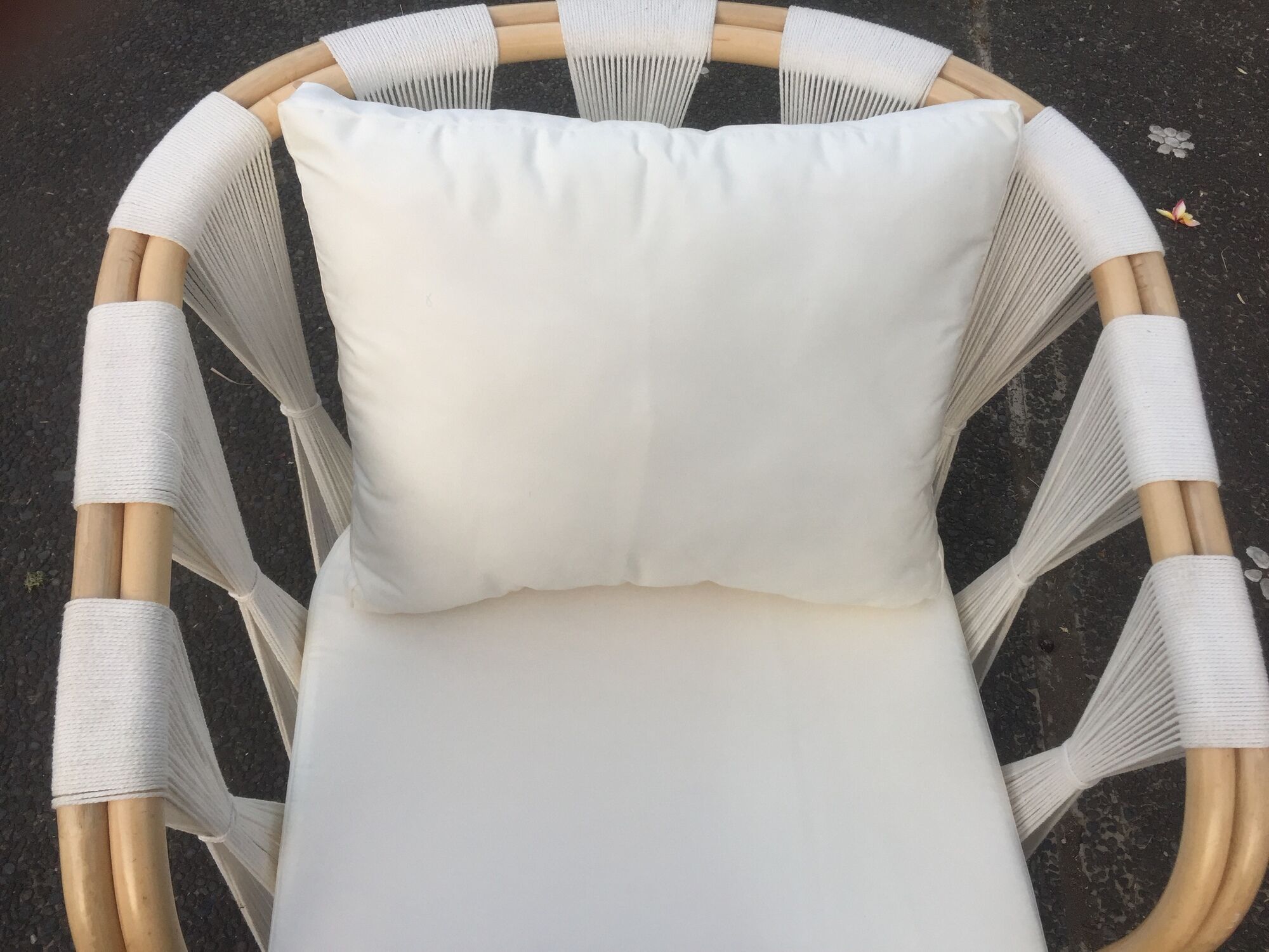 Wabisabi rattan lounge chair / single seat / club armchair