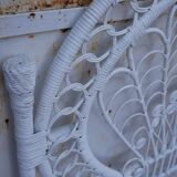 Headboard rattan "peacock".