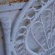 Headboard rattan "peacock".