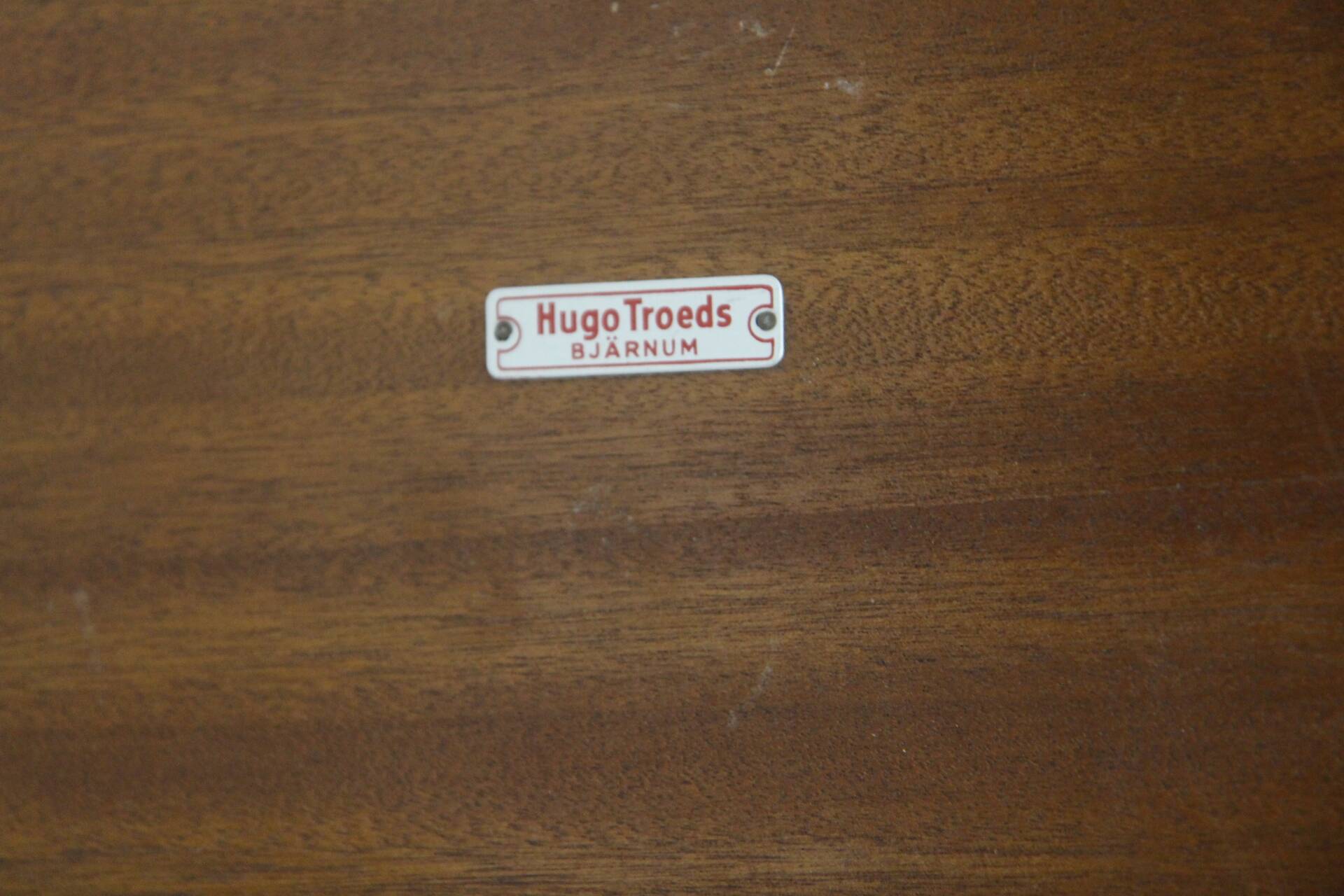 Mahogany coffee table, Troeds Bjärnum, Sweden, 1960