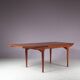 1960s Teak extendible dining table by TV Meubles Paris, France