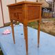 Nightstand 2 drawers walnut oak and burl walnut