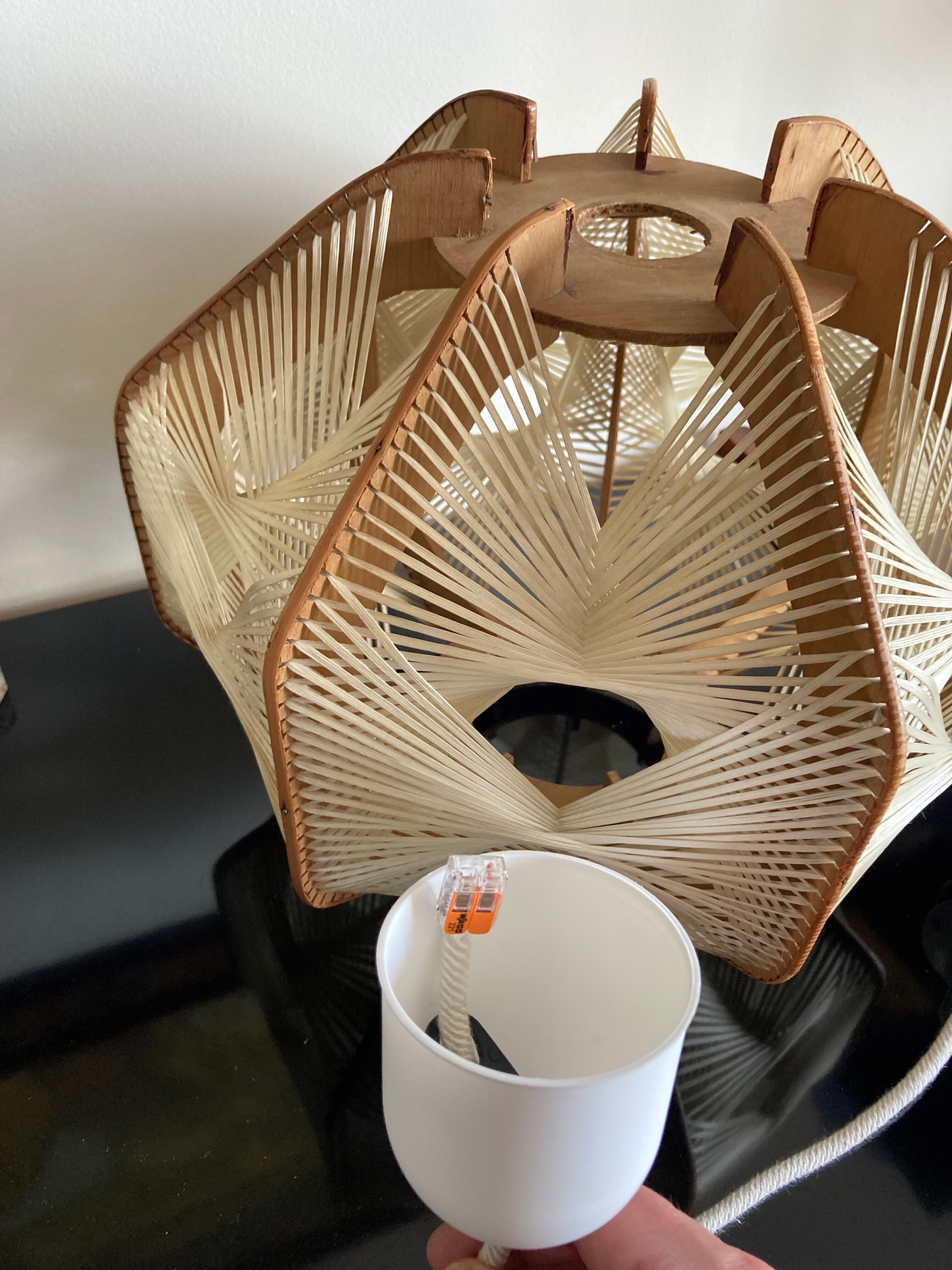 Vintage luminaire suspension