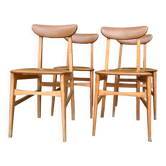 4 chaises danoises 50/60