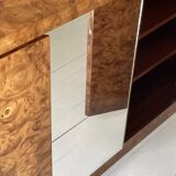 art deco sideboard in elm burl