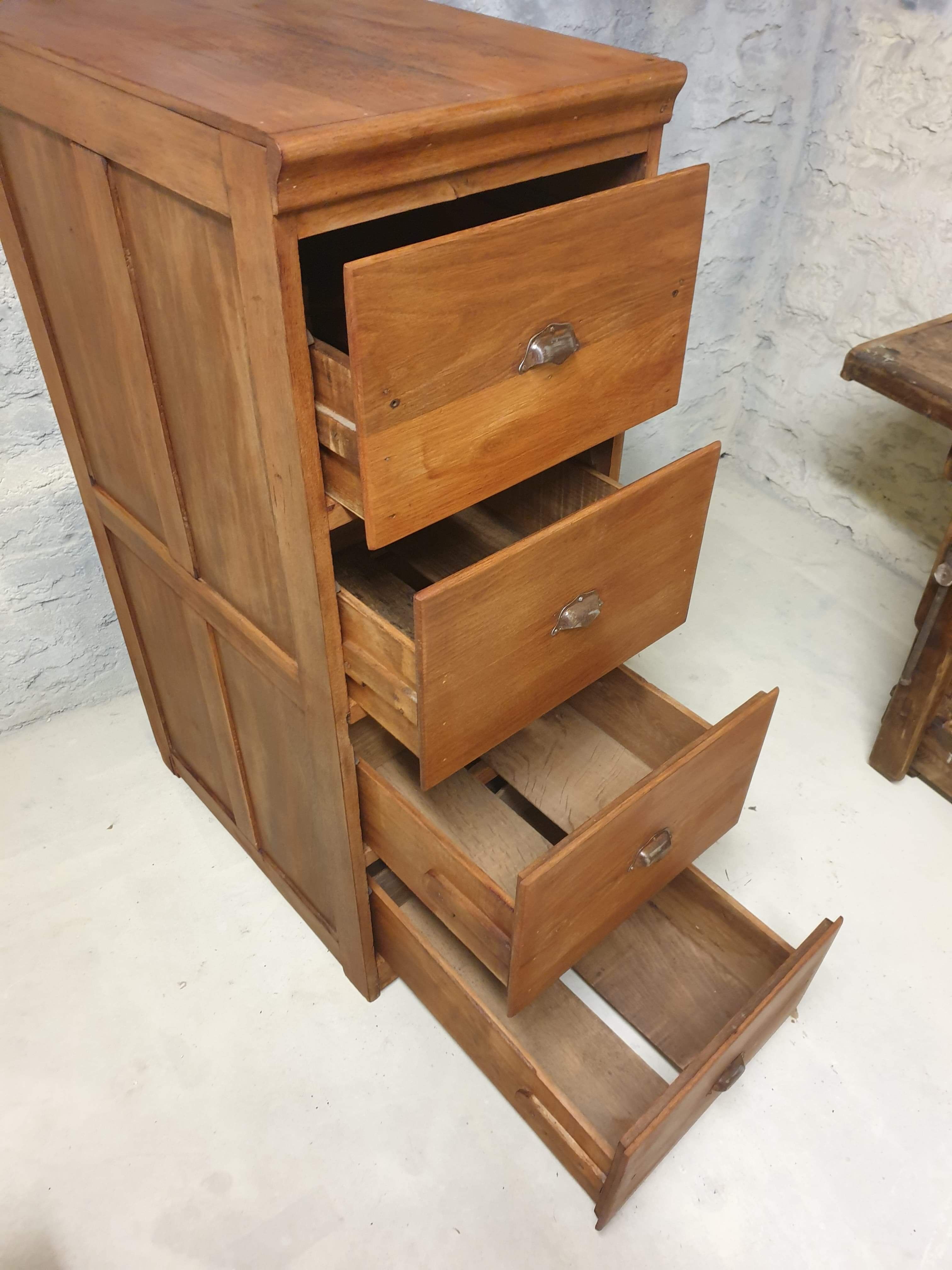 Old craft furniture, 4 drawers, circa 1920