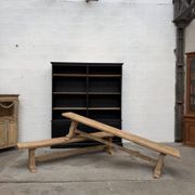 Pair of solid oak benches
