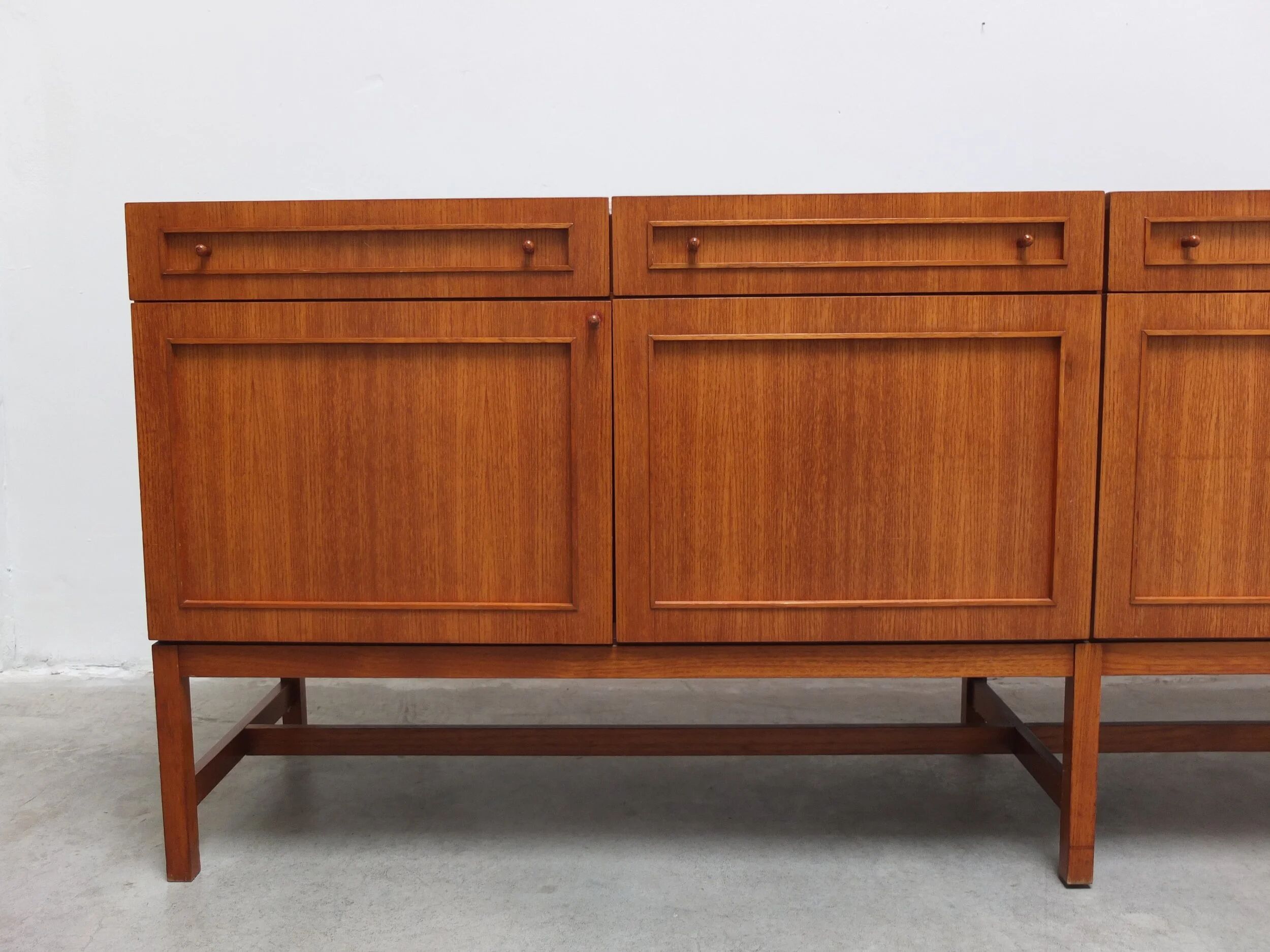 Large decorative sideboard by Oswald Vermaercke for V-Form, 1966