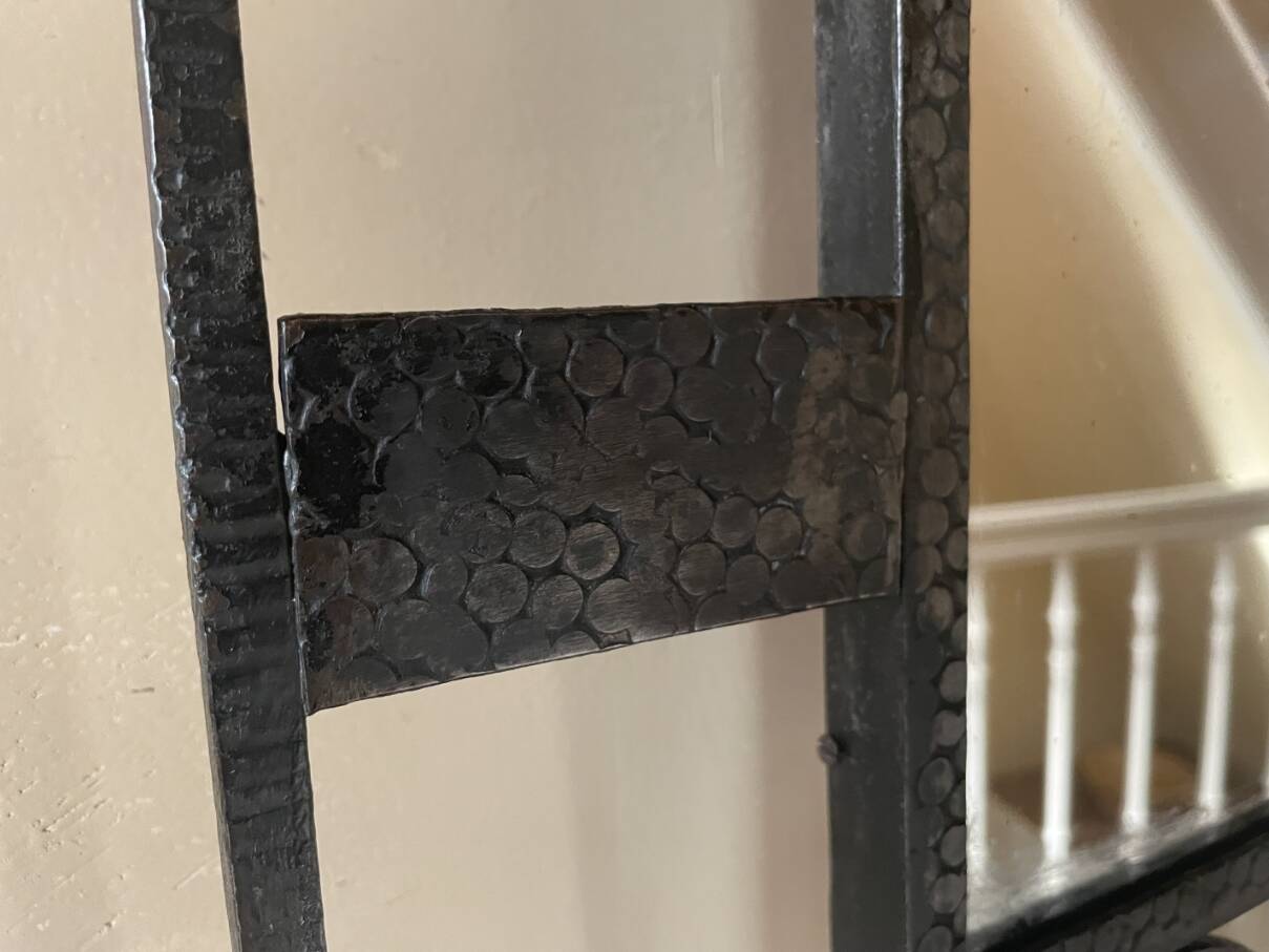 Porte-manteau mural sur pied art déco