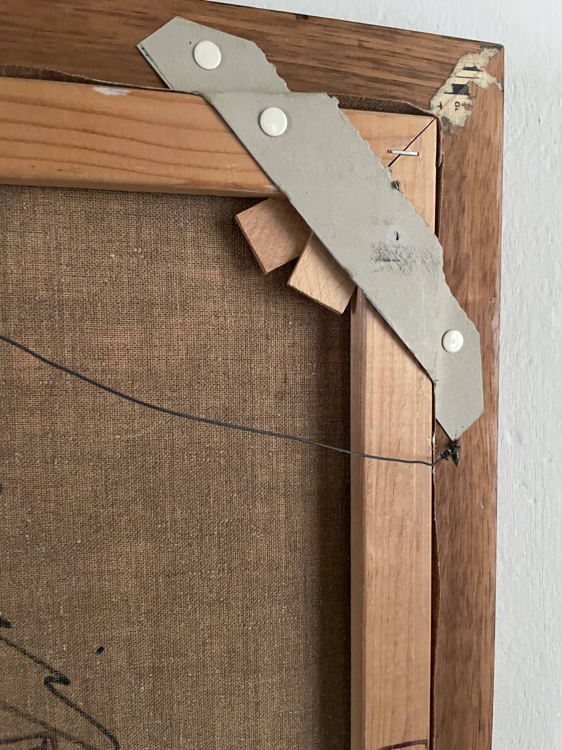 Huile sur toile naïve, milieu XXème