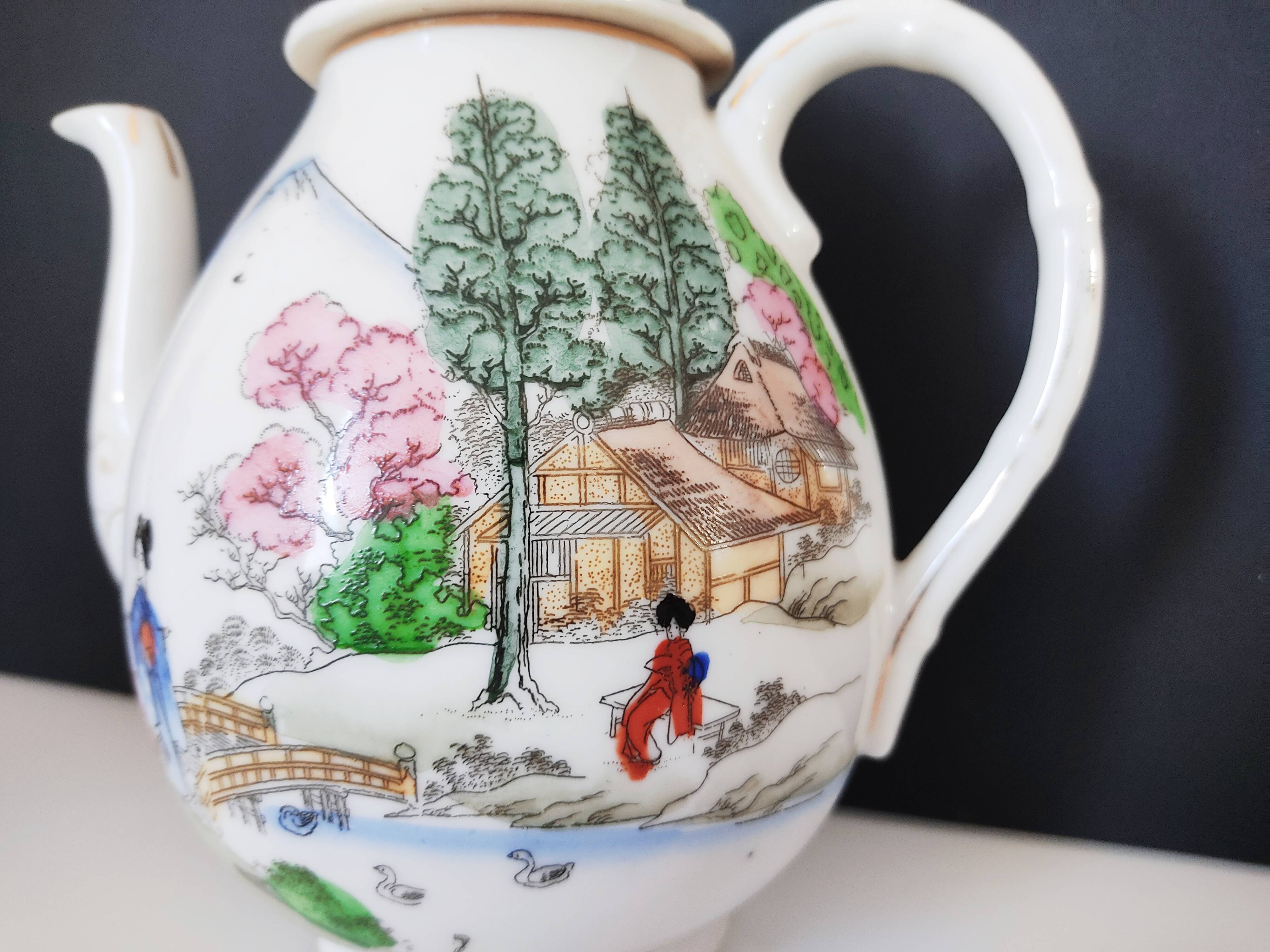 Japan porcelain teapot