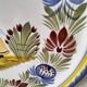 Large plate HB Henriot Quimper decor Tradition 32 cm