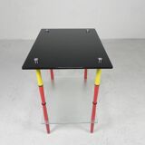 Arlecchino table with 2 glass plates, 1950s