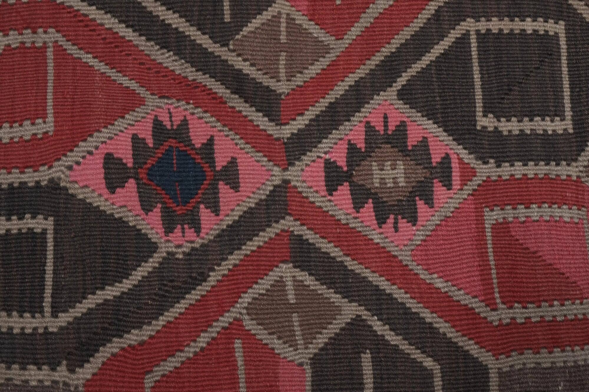 Vintage Turkish kilim, handwoven, 181x351 cm.