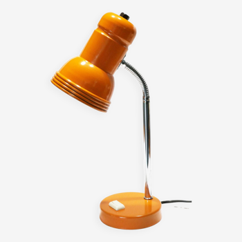 lampe de bureau orange années 1970 par Massive