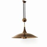 Florian Schulz Onos 55 pendant ceiling lamp, Germany 1970