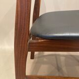 Set of 4 chairs "Scandinavian design" 1950.