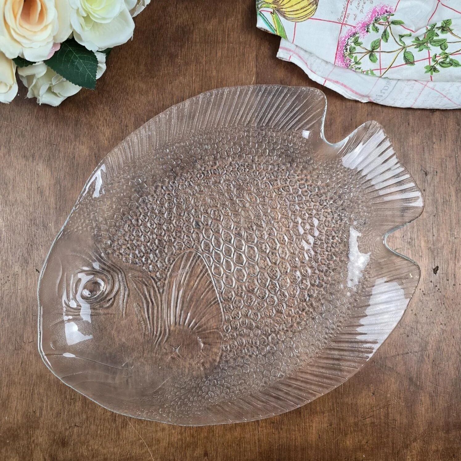 Large fish plate arcoroc vintage haribo – original box