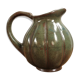 Green enamelled sandstone pitcher