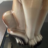 Glazed ceramic cat from the 70s