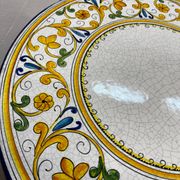 Outdoor table signed Grandi Maioliche Ficola hand-painted Italy