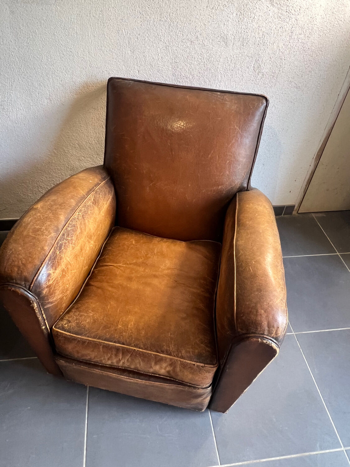 Pair of club chairs