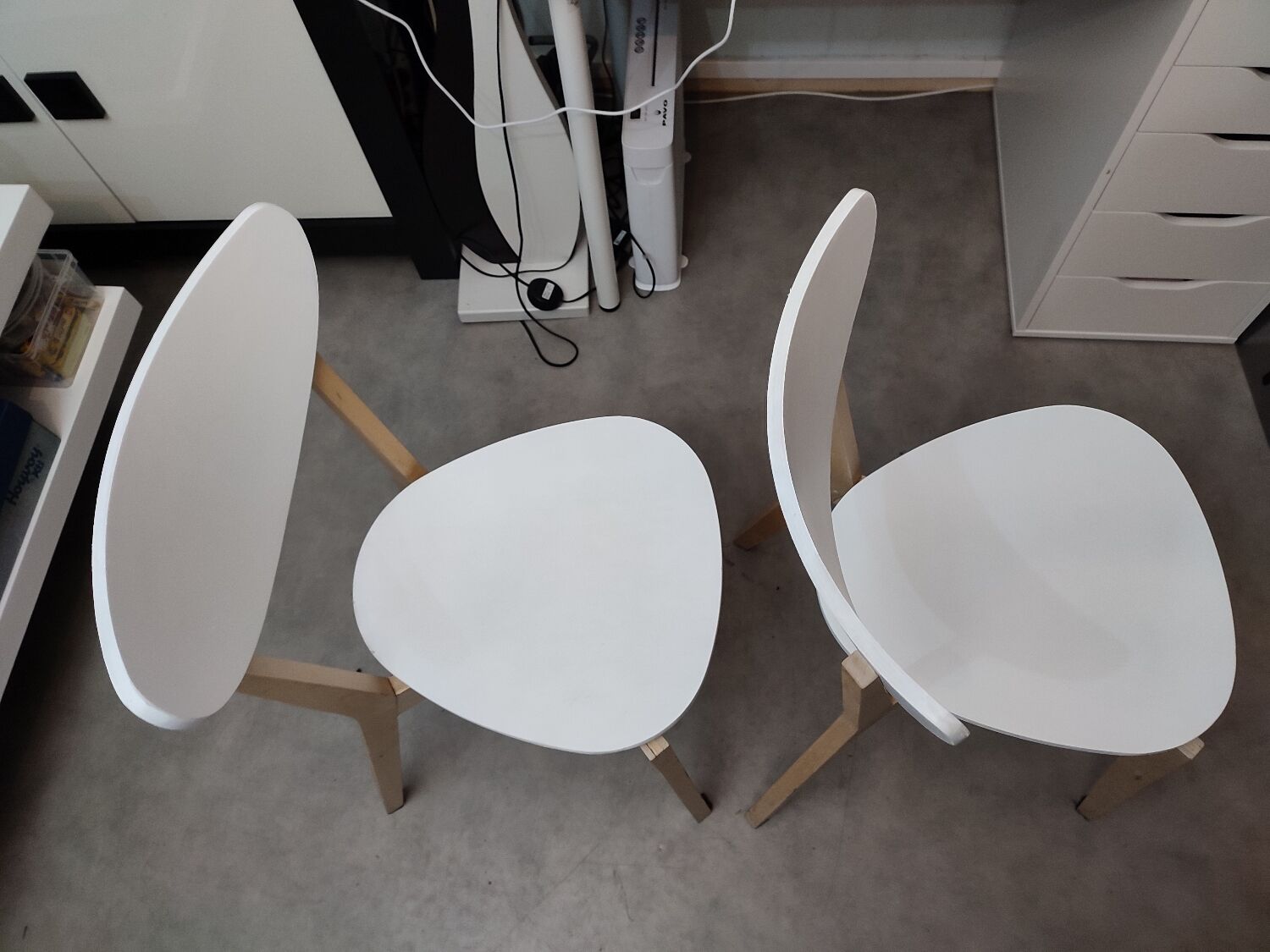 2 Ikea nordmyra chairs