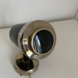 Pair of vintage 1950s Lita Zodiac spotlights by Jacques Biny, black and gold - 16 x 13