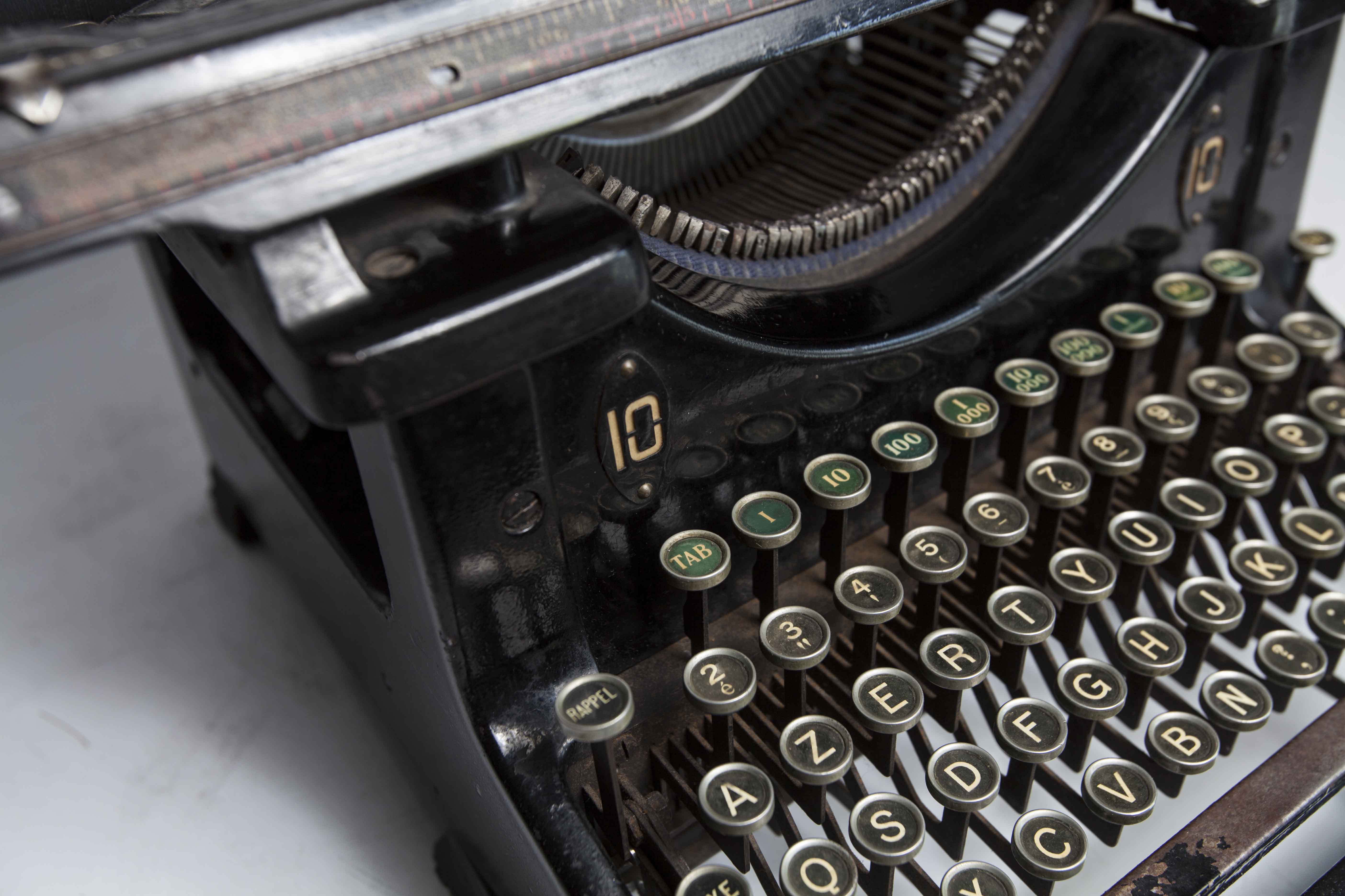 Japy Typewriter 10 1930 No.160707