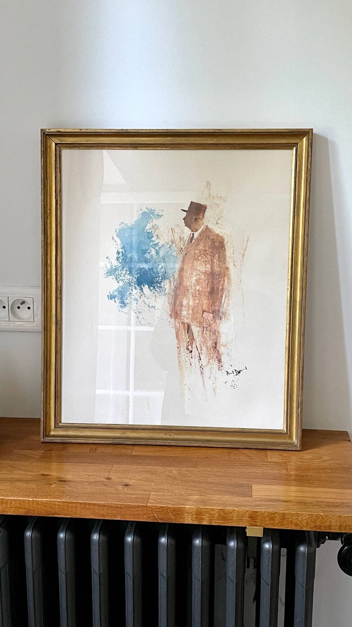 Illustration on vintage paper