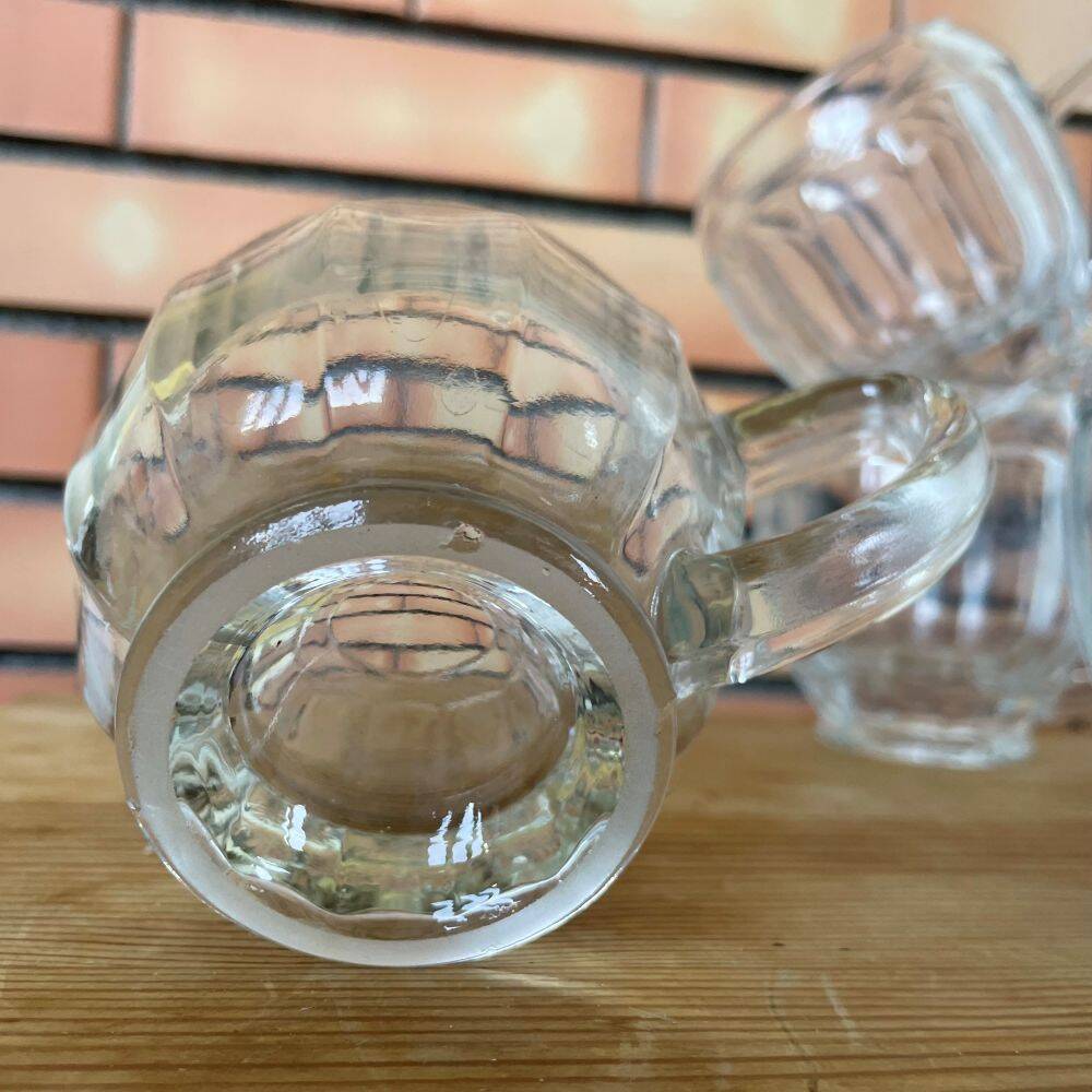 Set of 6 Portuguese vintage beer mugs