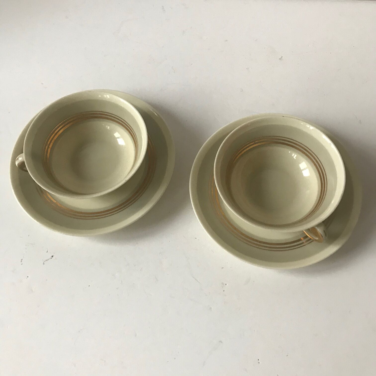 vintage porcelain cups a the