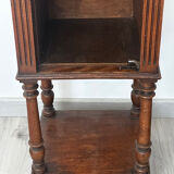 Bedside table/occasional table early 20th century wood and marble