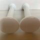 Pair of antique opaline candlesticks Germany