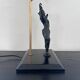 Thai warrior lamp base in bronze