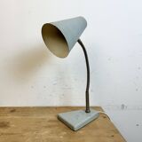 Grey Industrial Gooseneck Table Lamp from Zaos, 1960s