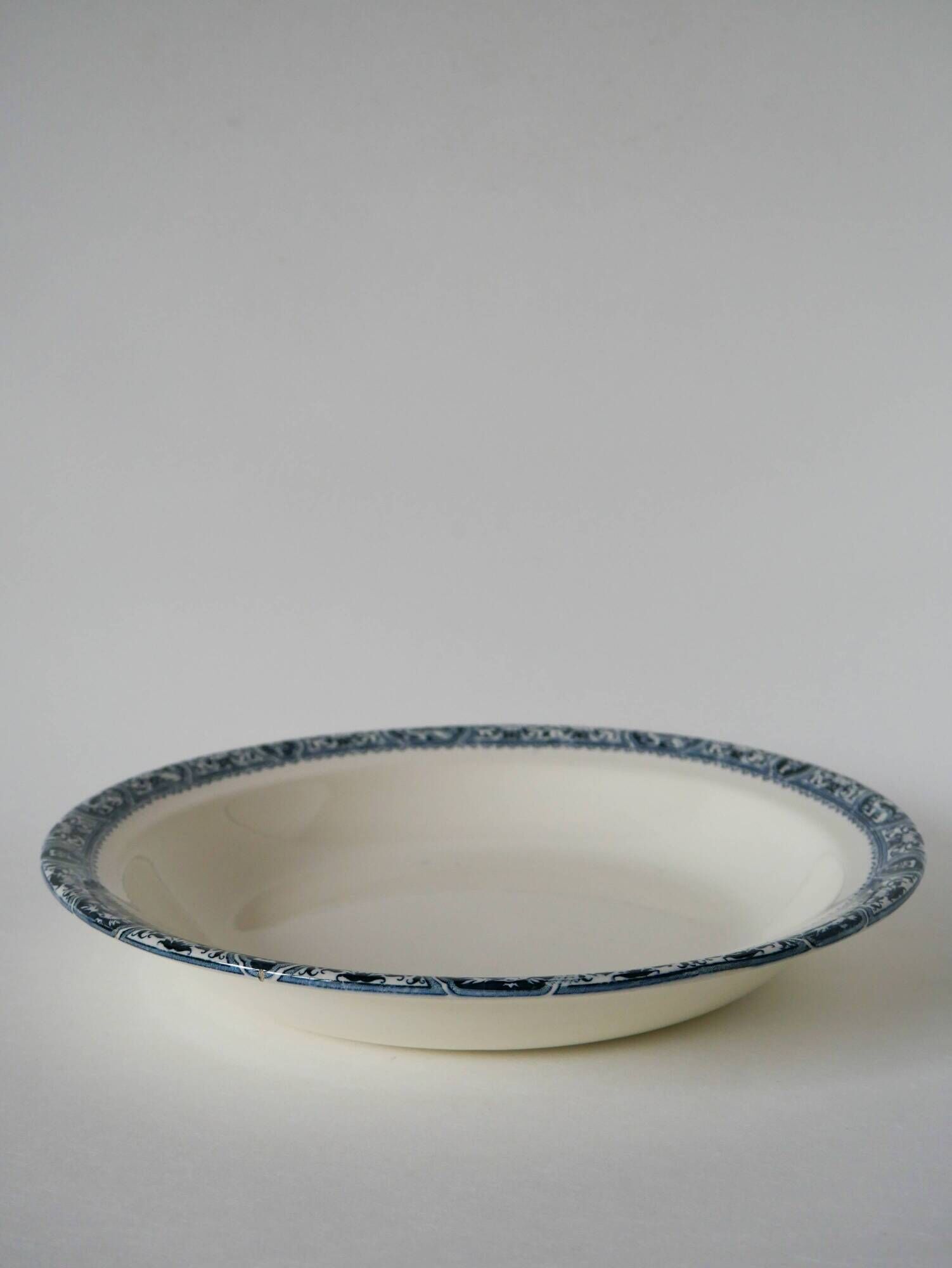 Hollow dish in iron earth model salins model françois 1st 19th century