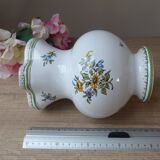 Pitcher Jug Carafe Earthenware Moustiers Signed Lallier Vintage