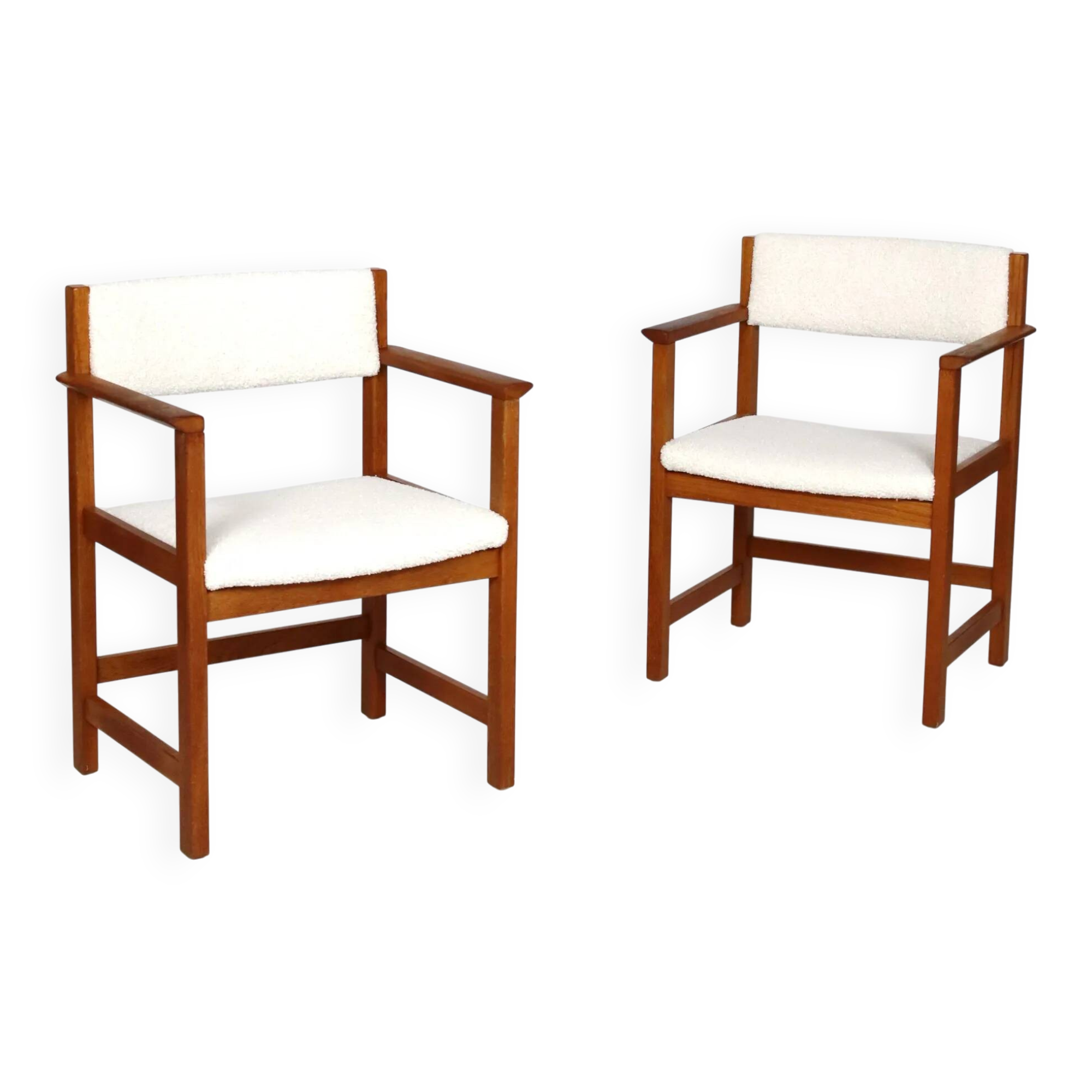 Pair of Scandinavian armchairs from the 1960s