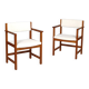 Paire de fauteuils scandinaves années 60