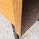 Teak storage unit with metal legs Circa 70's