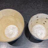Duo De 2 cache-pot vintage en nacre