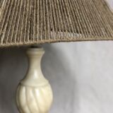 Lampe pied albâtre vintage