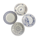 Service dépareillé bleu