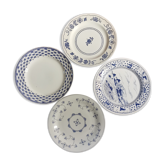 Service dépareillé bleu
